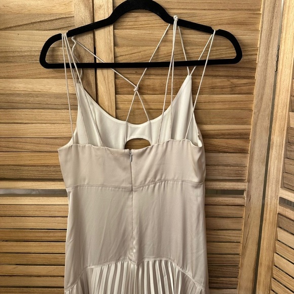 L'Academie Caris Maxi Dress in Nude Size S - Picture 10 of 10